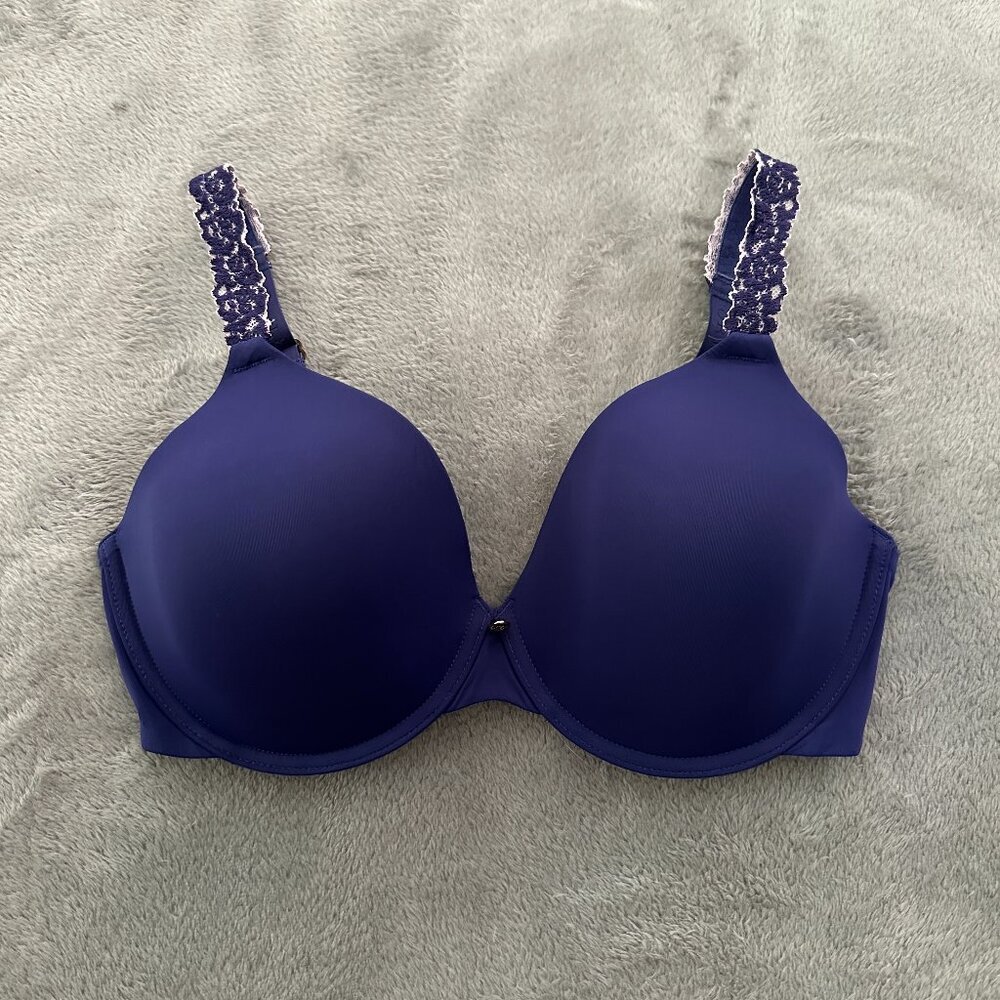 Natori Purple Underwire Lace Bra Women's size 32DD
